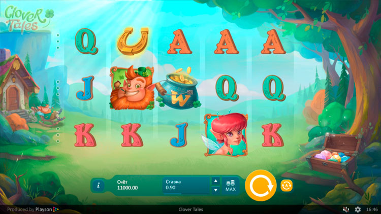 Slot machine Clover Tales (क्लोवर टेल्स )