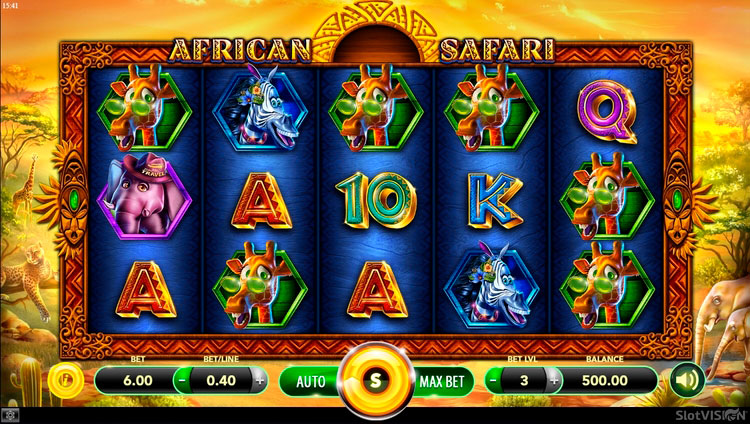 Slot machine African Safari (अफ्रीकी सफारी)