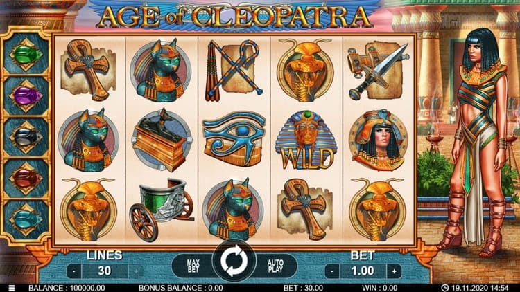 Slot machine Age of Cleopatra (क्लियोपेट्रा का युग)