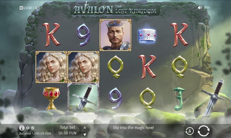 Slot machine Avalon: The Lost Kingdom (ऐवलॉन: खोया हुआ राज्य)