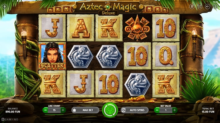 Slot machine Aztec Magic Deluxe (एज़्टेक जादू डीलक्स)