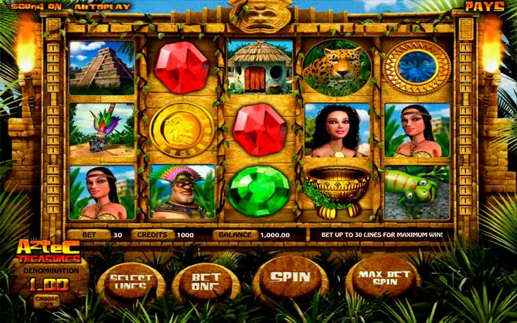 Slot machine Aztec Treasures (एज़्टेक का खजाना )