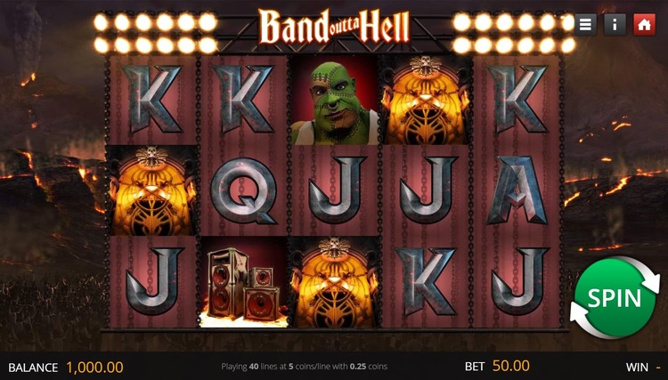 Slot machine Band Outta Hell (बैंड आउटा हेल)
