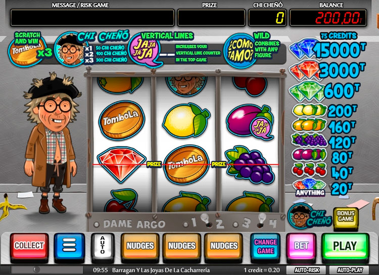 Slot machine Barragán Y Las Joyas De La Cacharrería (बर्रागन और काचररिया के गहने)