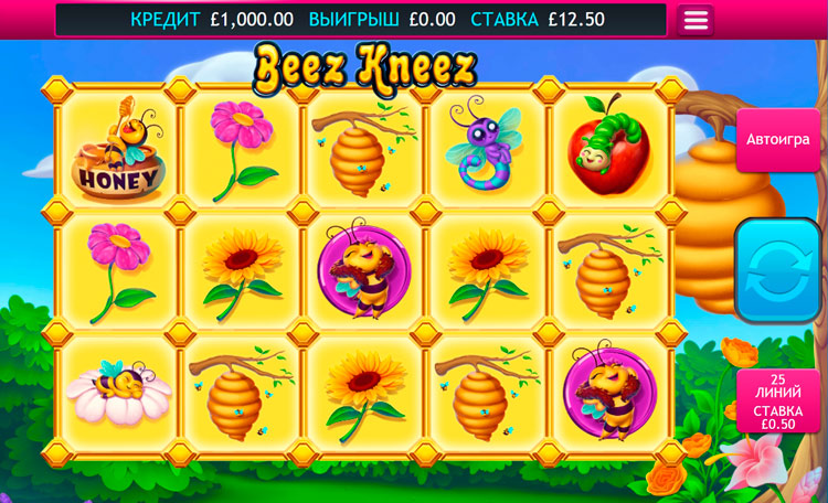 Slot machine Beez Kneez (बीज नीज)