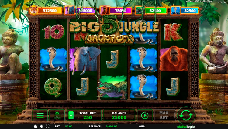 Slot machine Big 5 Jungle Jackpot (बिग 5 जंगल जैकपॉट)