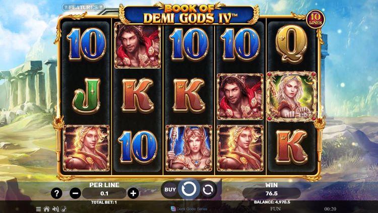 Slot machine Book Of Demi Gods IV – The Golden Era (डेमी गॉड्स IV की पुस्तक – स्वर्ण युग)