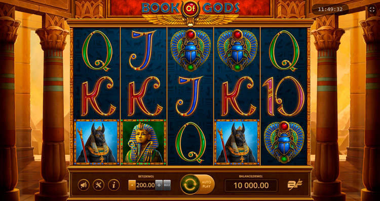 Slot machine Book Of Gods (देवताओं की पुस्तक)