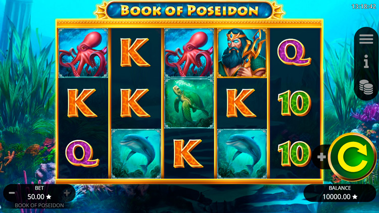 Slot machine Book of Poseidon (पोसाइडन की पुस्तक)