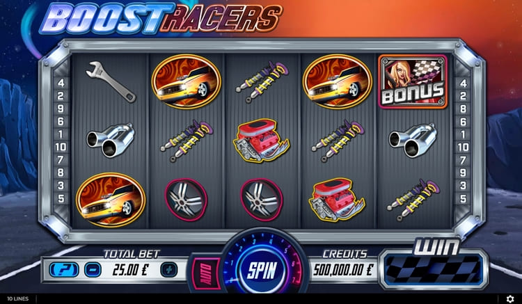 Slot machine Boost Racers (बूस्ट रेसर्स)