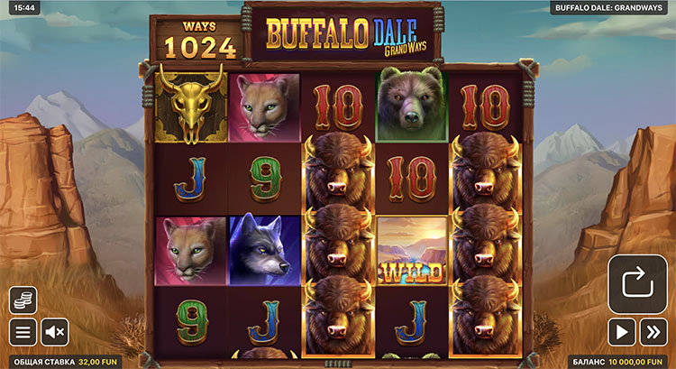 Slot machine Buffalo Dale Grand Ways (भैंस डेल ग्रैंड वेज़)