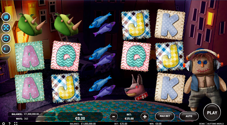 Slot machine Buttoms World (बटम्स वर्ल्ड)