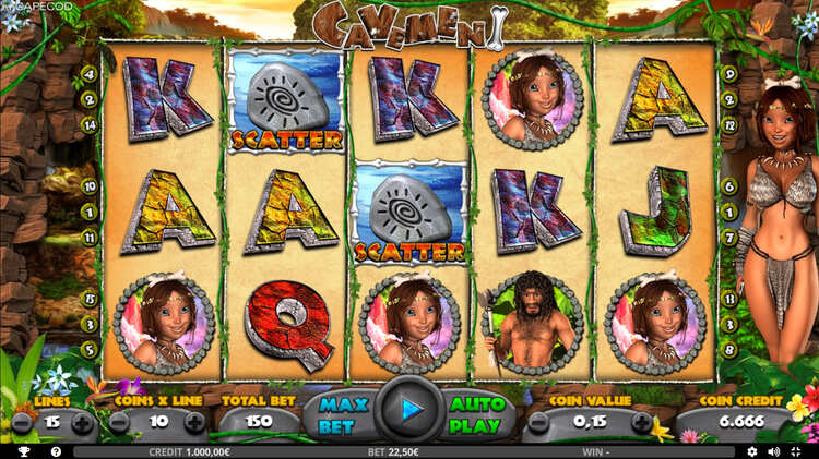 Slot machine Cavemen (गुफावासी)