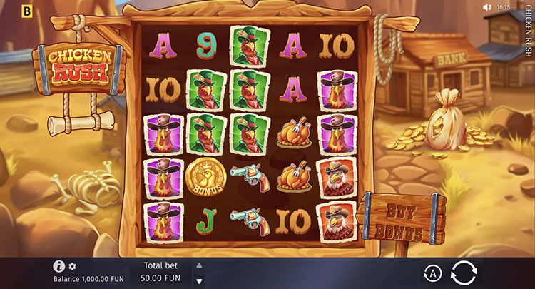 Slot machine Chicken Rush (चिकन रश)