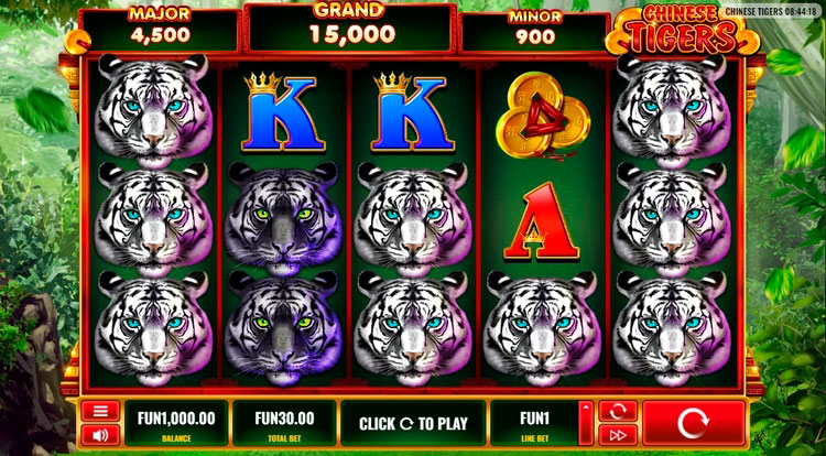 Slot machine Chinese Tigers (चीनी बाघ)