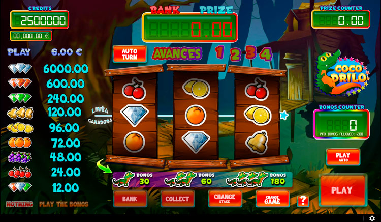 Slot machine Coco Drilo (कोको ड्रिलो)