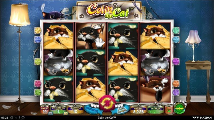 Slot machine Colin the Cat (कॉलिन द कैट)