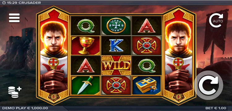 Slot machine Crusader (क्रूसेडर)