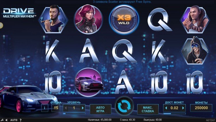 Slot machine Drive (ड्राइव)