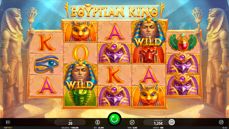 Slot machine Egyptian King (मिस्री राजा)