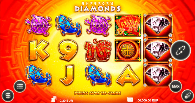 Slot machine Emperor's Diamond (सम्राट का हीरा)