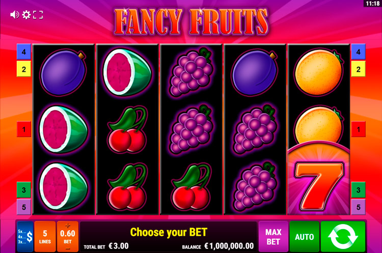 Slot machine Fancy Fruits (फैंसी फल)