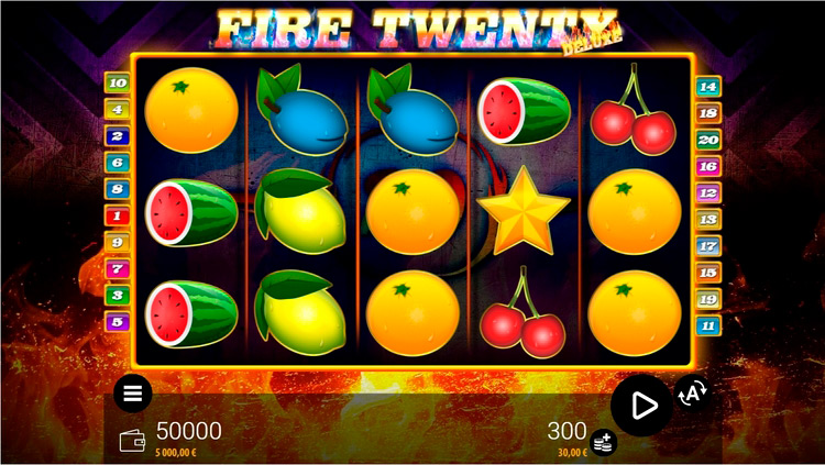 Slot machine Fire Twenty (अग्नि बीस)