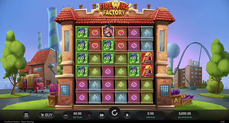 Slot machine FireWins Factory (फायरविन्स फैक्ट्री)