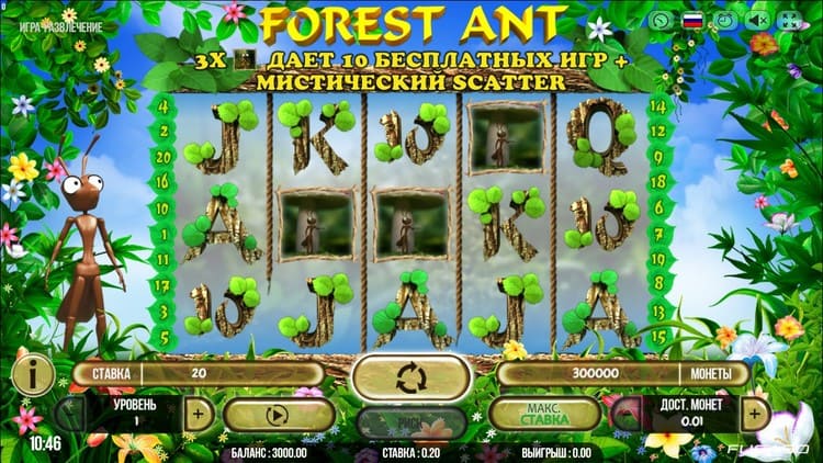 Slot machine Forest Ant (वन चींटी)