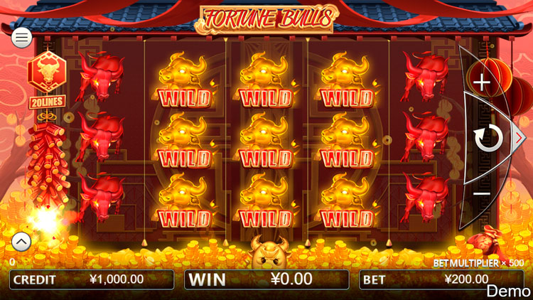 Slot machine Fortune Bulls (भाग्य के सांड)