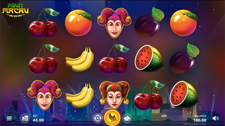 Slot machine Fruit Macau (फल मकाऊ)