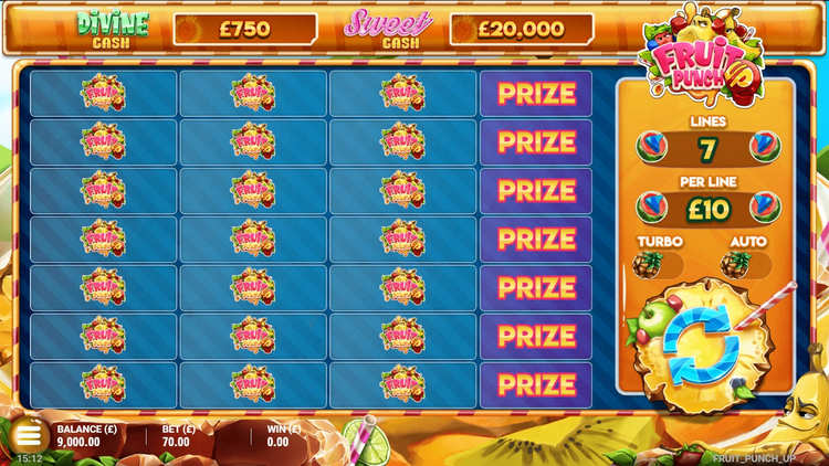 Slot machine Fruit Punch Up (फल पंच अप)
