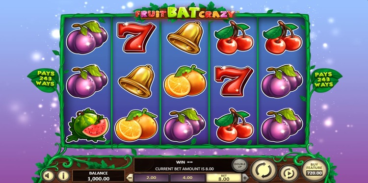 Slot machine Fruitbat Crazy (फल चमगादड़ पागल)
