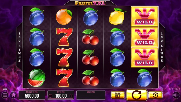 Slot machine FruitiXXL (फलिXXL)