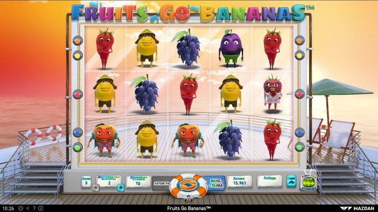 Slot machine Fruits Go Bananas (फल केले हो जाते हैं)