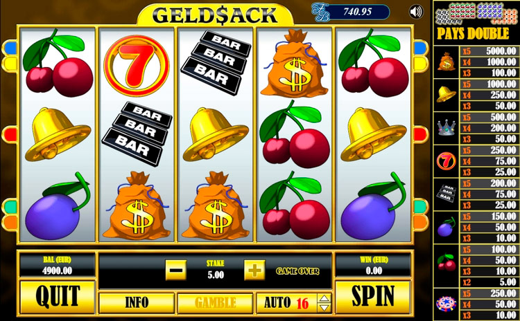 Slot machine Geldsack (गेल्डसैक)