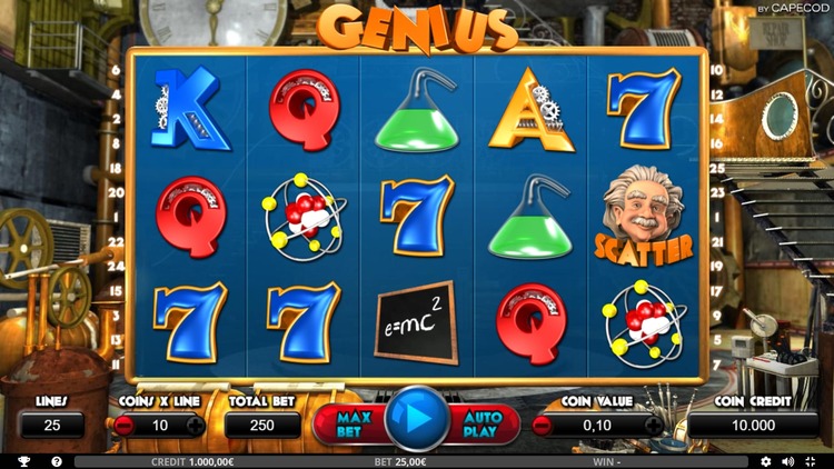 Slot machine Genius (प्रतिभाशाली)
