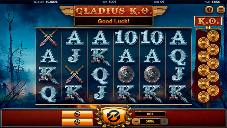 Slot machine Gladius K.O. (ग्लैडियस नॉकआउट)