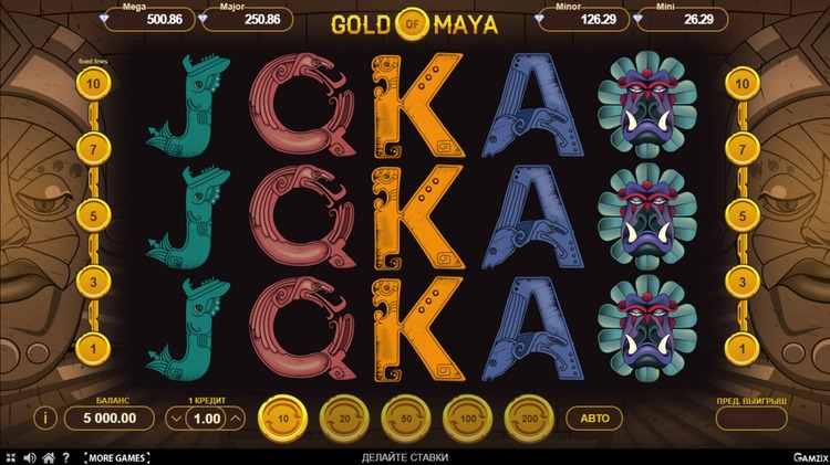 Slot machine Gold of Maya (माया का स्वर्ण)