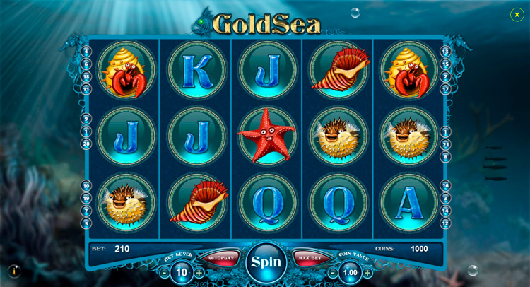 Slot machine Gold Sea (स्वर्ण समुद्र)