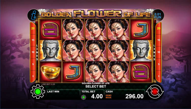 Slot machine Golden Flower Of Life (जीवन का स्वर्ण फूल)