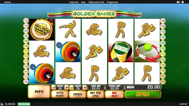 Slot machine Golden Games (स्वर्ण खेल)