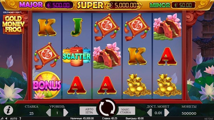 Slot machine Gold Money Frog (स्वर्ण धन मेंढक)