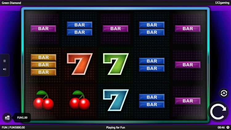 Slot machine Green Diamond (हरा हीरा)