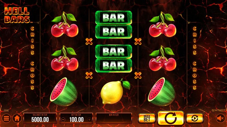 Slot machine Hell Bars (नर्क बार)