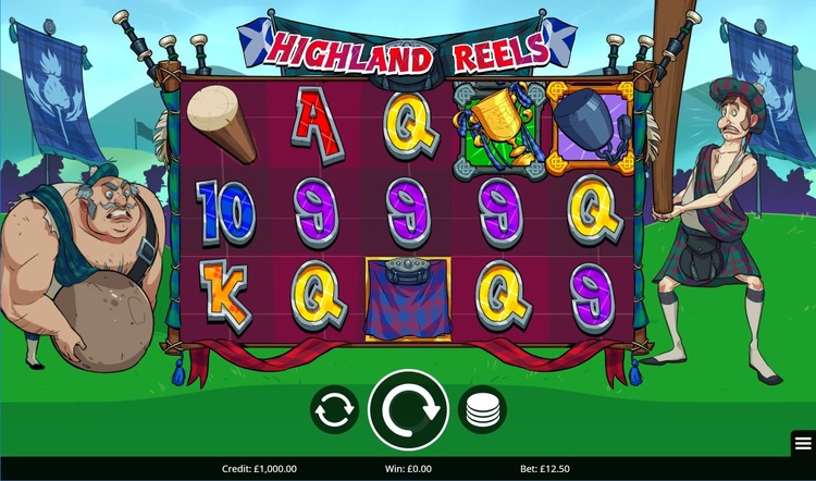 Slot machine Highland Reels (हाइलैंड रील्स)