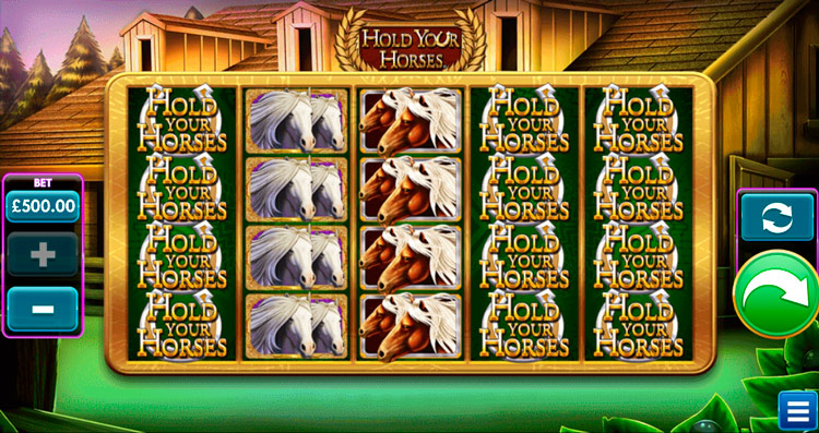 Slot machine Hold Your Horses (अपने घोड़ों को रोकें)