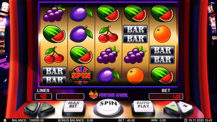 Slot machine Hot Fortune Wheel (गर्म भाग्य पहिया)