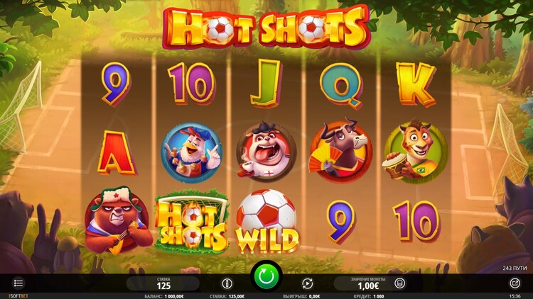 Slot machine Hot Shots (हॉट शॉट्स)