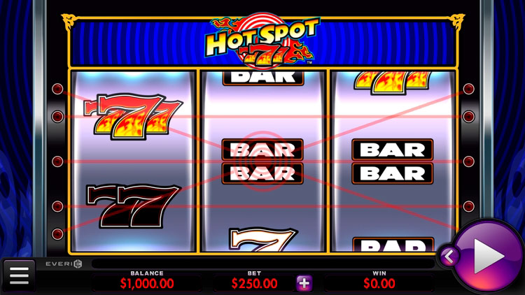 Slot machine Hot Spot 777 (हॉट स्पॉट 777)